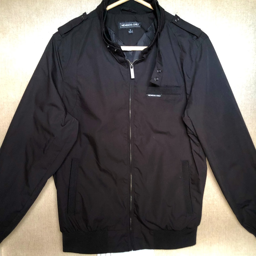 Black Members Only Jacket